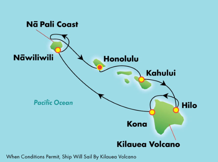 Cruise Around Hawaiian Islands 2024 Trixi Herminia